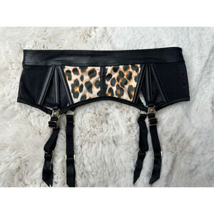 Honey Birdette MAXINE 🐆🖤 Leopard XS Garter